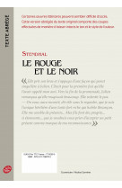 Le rouge et le noir - edition abregee