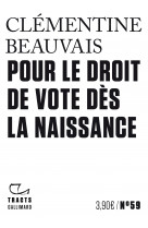 Pour le droit de vote dès la naissance