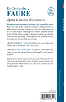 Après le suicide d'un proche