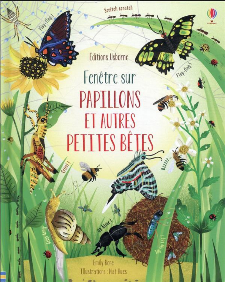 FENETRE SUR - PAPILLONS ET AUTRES PETITES BETES - BONE/HUES/EDMONDS - NC