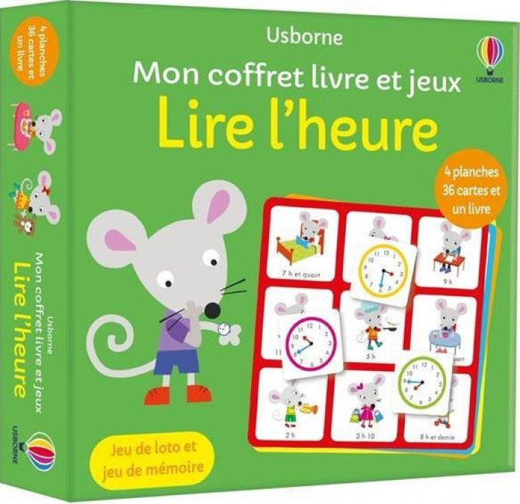 LIRE L-HEURE - MON COFFRET LIVRE ET JEUX - NOLAN/SCHOFIELD - NC