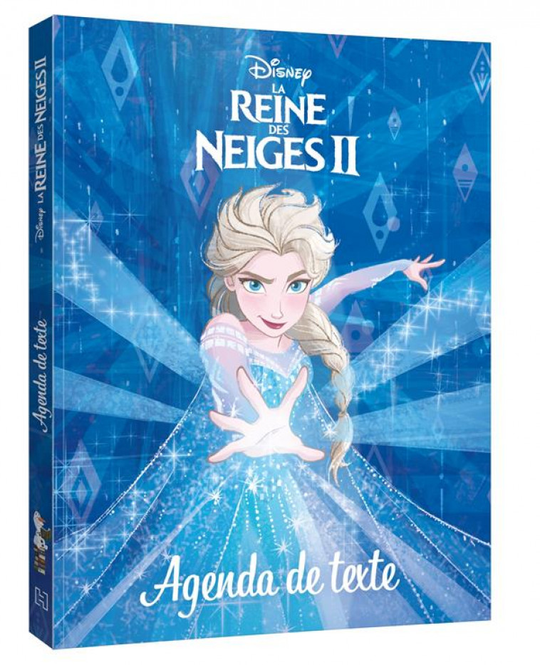 LA REINE DES NEIGES 2 - AGENDA DE TEXTE - DISNEY - COLLECTIF - NC