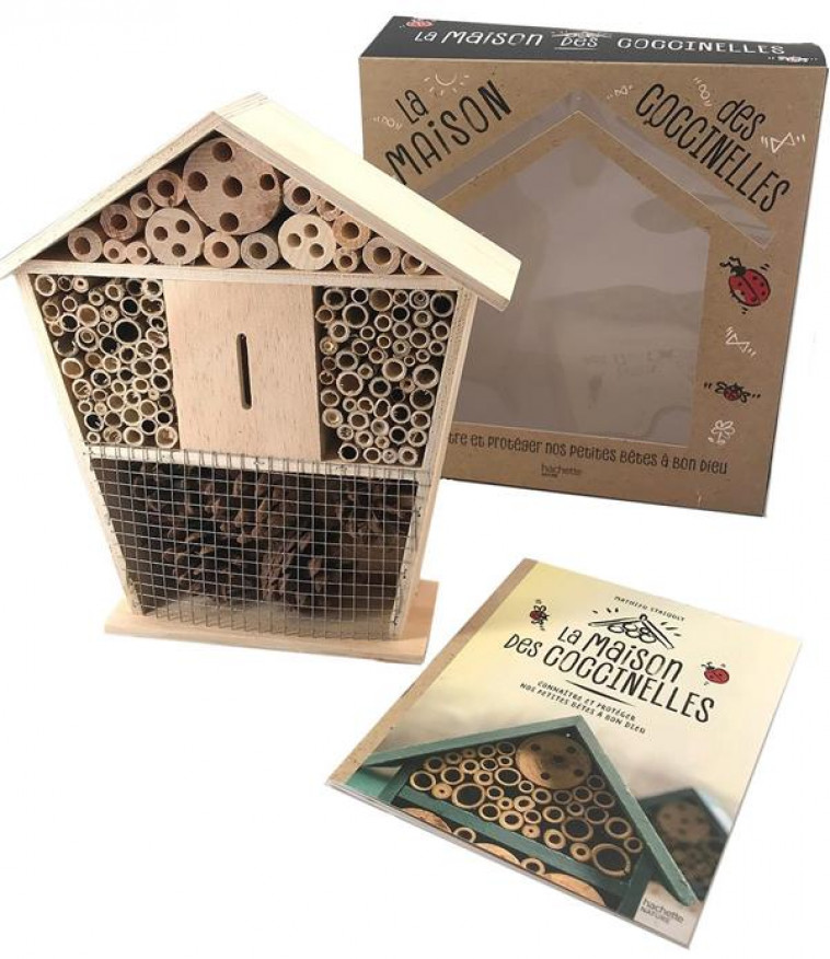 COFFRET LA MAISON DES COCCINELLES - CONNAITRE ET PROTEGER NOS PETITES BETES A BON DIEU - STAIQULY MATHIEU - HACHETTE