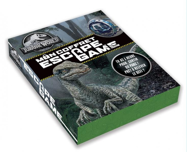 JURASSIC WORLD - MON COFFRET ESCAPE GAME - XXX - HACHETTE