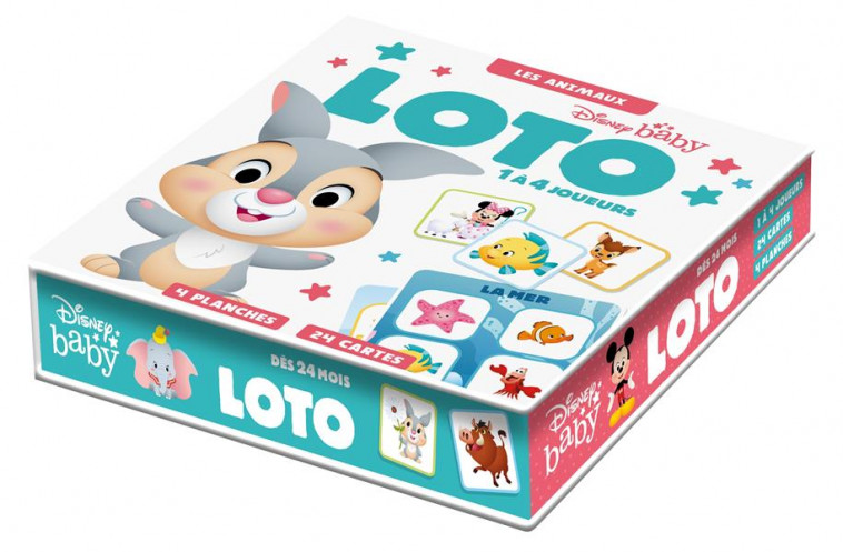 DISNEY BABY - BOITE DE JEUX POUR LES TOUT-PETITS - LOTO - MON JEU DE LOTO - COLLECTIF - HACHETTE