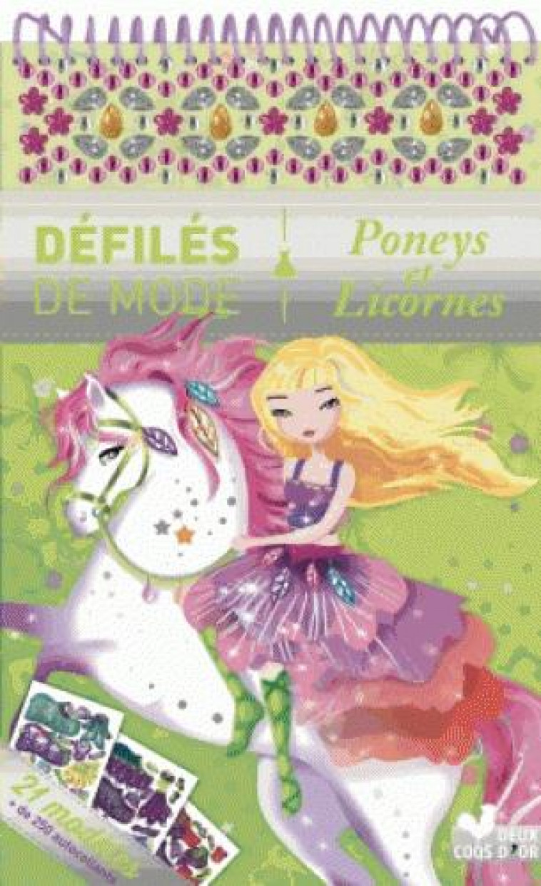 PONEYS ET LICORNES - BLOC A SPIRALES - ZILIZ ANNA - HACHETTE