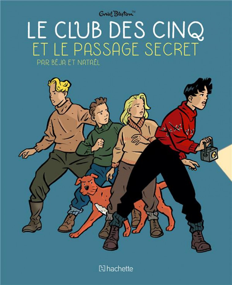 LE CLUB DES CINQ ET LE PASSAGE SECRET - PETIT FORMAT - FORMAT CARRE - NATAEL/BEJA - HACHETTE