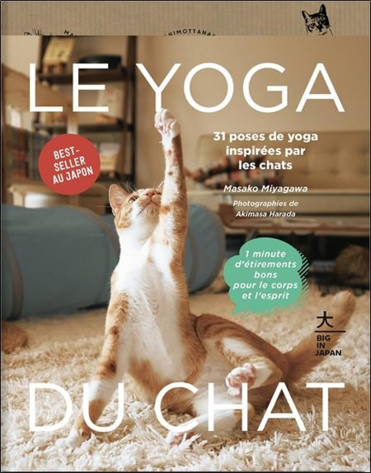 LE YOGA DU CHAT - 31 POSES DE YOGA INSPIREES PAR LES CHATS - MIYAGAWA/HARADA - HACHETTE