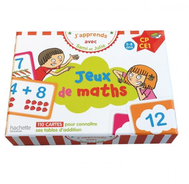 J-APPRENDS AVEC SAMI ET JULIE : JEUX DE MATHS - BONTE THERESE - HACHETTE