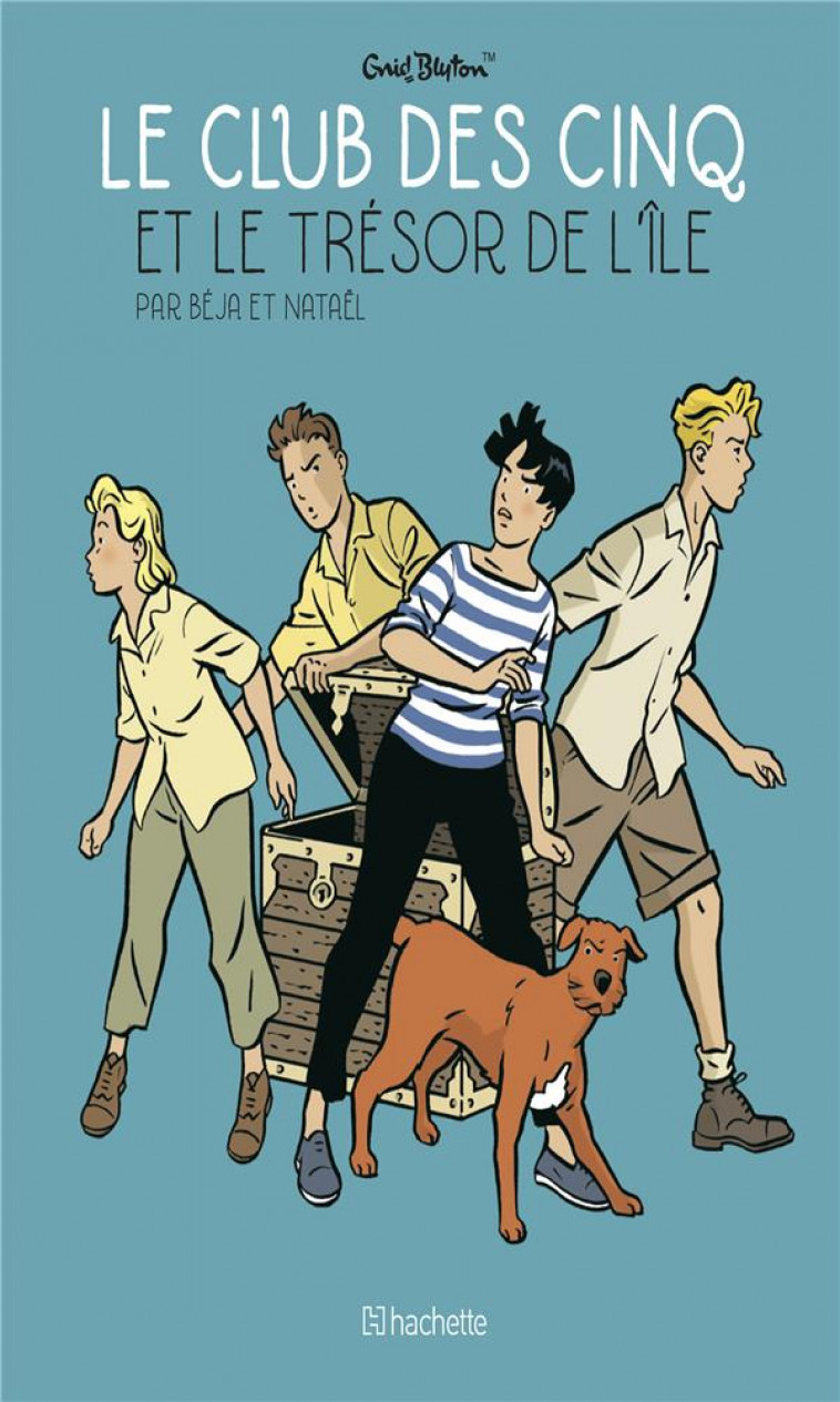 LE CLUB DES CINQ ET LE TRESOR DE L-ILE - PETIT FORMAT - NATAEL/BEJA - HACHETTE