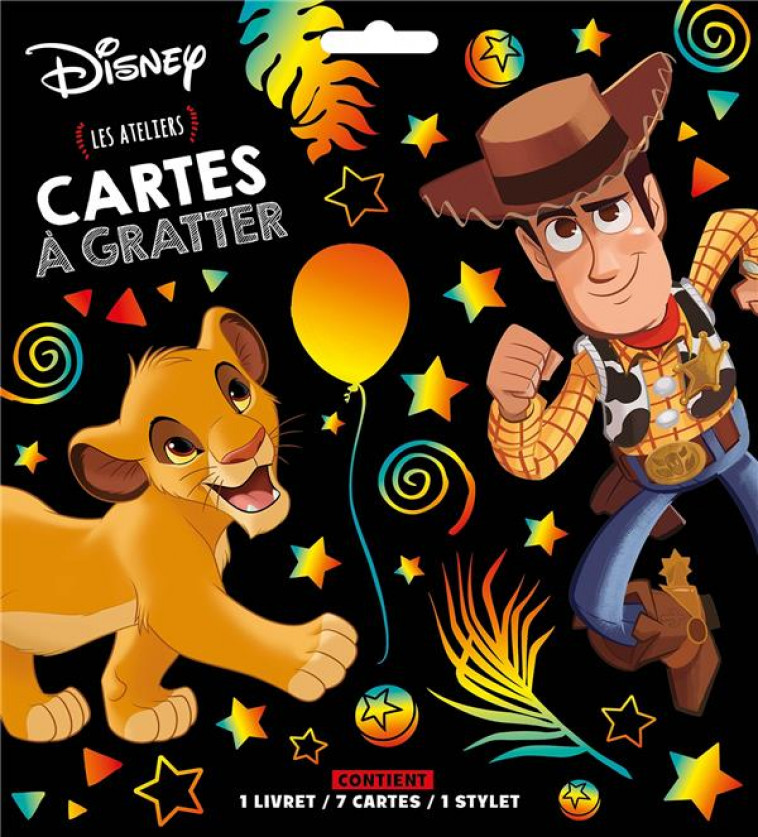 DISNEY - LES ATELIERS DISNEY - CARTES A GRATTER - XXX - HACHETTE