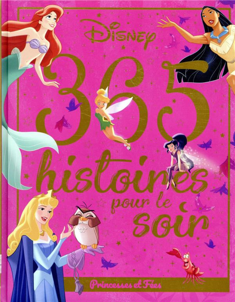 DISNEY PRINCESSES - 365 HISTOIRES POUR LE SOIR - PRINCESSES ET FEES - COLLECTIF - HACHETTE