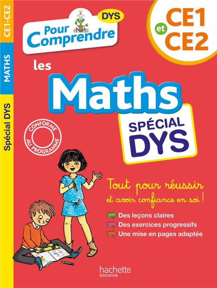 POUR COMPRENDRE MATHS CE1-CE2 - SPECIAL DYS (DYSLEXIE) ET DIFFICULTES D-APPRENTISSAGE - BREMONT/VIRON - HACHETTE