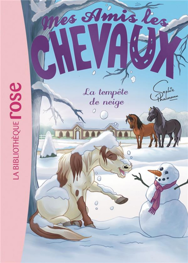 MES AMIS LES CHEVAUX - SOPHIE THALMANN - T25 - MES AMIS LES CHEVAUX 25 - LA TEMPETE DE NEIGE - LIVRE HACHETTE - HACHETTE