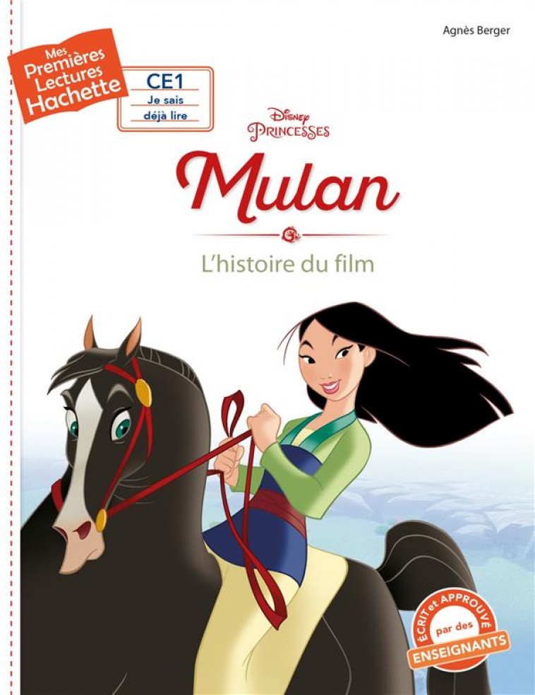 PREMIERES LECTURES CE1 DISNEY - MULAN - BERGER AGNES - HACHETTE