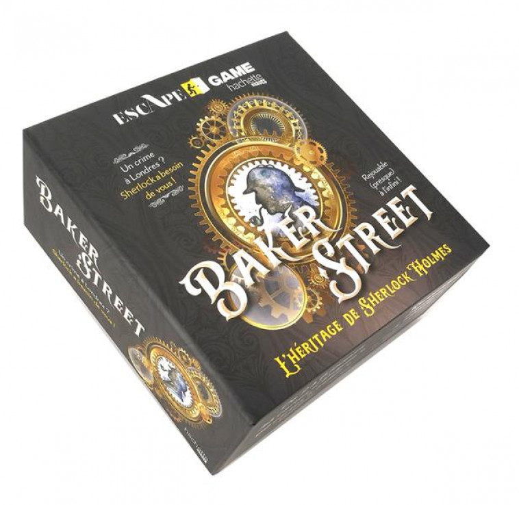 BOITE ESCAPE GAME BAKER STREET - L-HERITAGE DE SHERLOCK HOLMES - NOUVELLE EDITION - LOZZI NICOLAS - NC