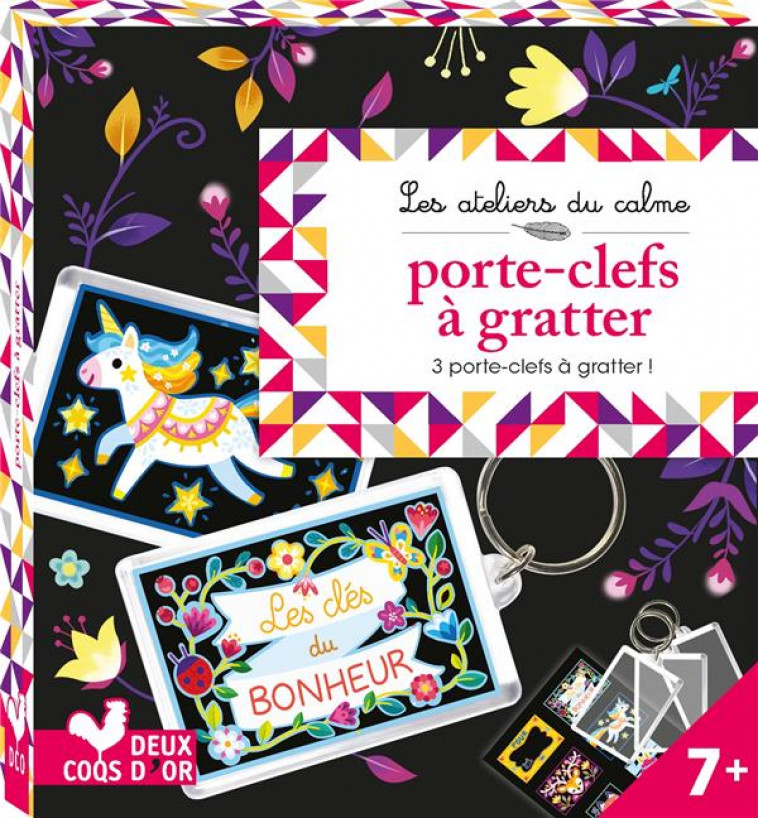 PORTE-CLEFS A GRATTER - MINI-BOITE AVEC ACCESSOIRES - FABRE LEA - NC