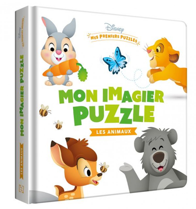 DISNEY BABY - MES PREMIERS PUZZLES - LES ANIMAUX - IMAGIER PUZZLE 4 PIECES - COLLECTIF - HACHETTE