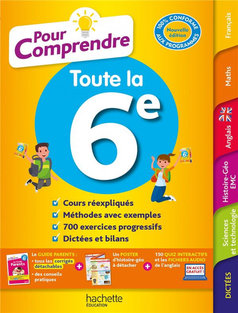 POUR COMPRENDRE TOUTES LES MATIERES 6E - BLANC/MICHOUX/LISLE - HACHETTE