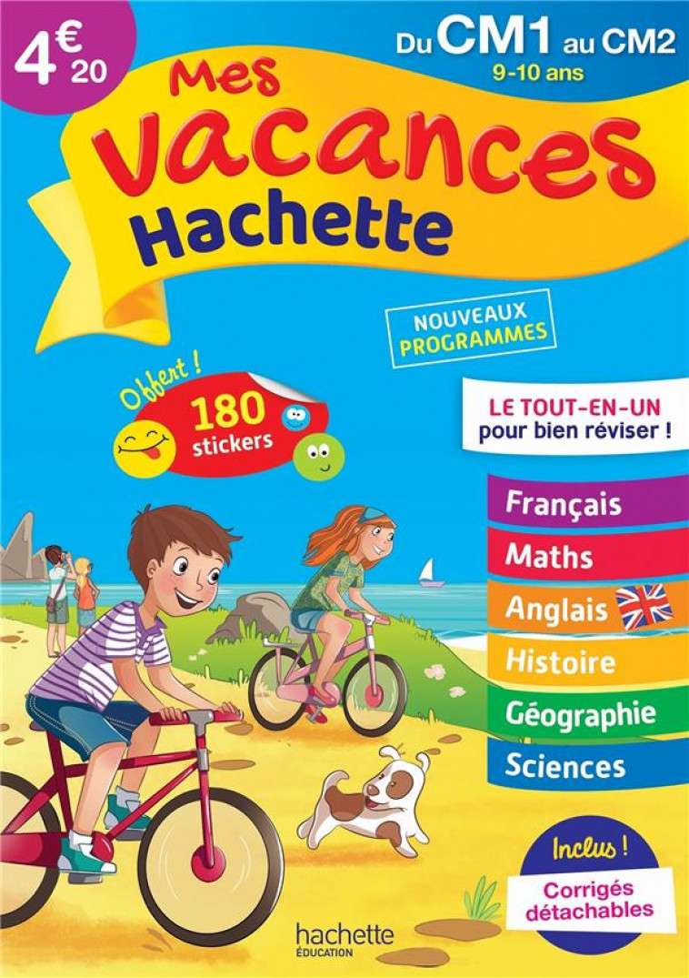 MES VACANCES HACHETTE - DU CM1 AU CM2 - CAHIER DE VACANCES 2022 - SIMON/ROCARD/BERLION - HACHETTE