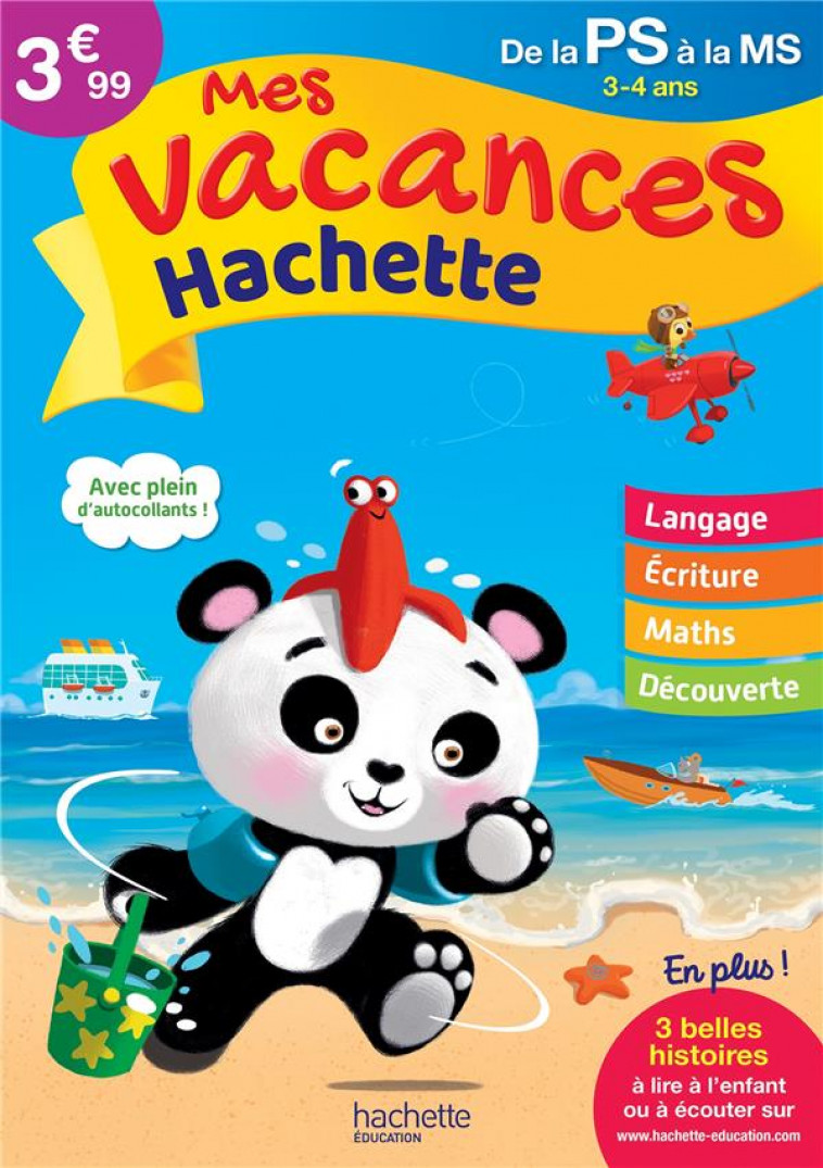 MES VACANCES HACHETTE - DE LA PETITE A LA MOYENNE SECTION - CAHIER DE VACANCES 2022 - ROCARD ANN - HACHETTE