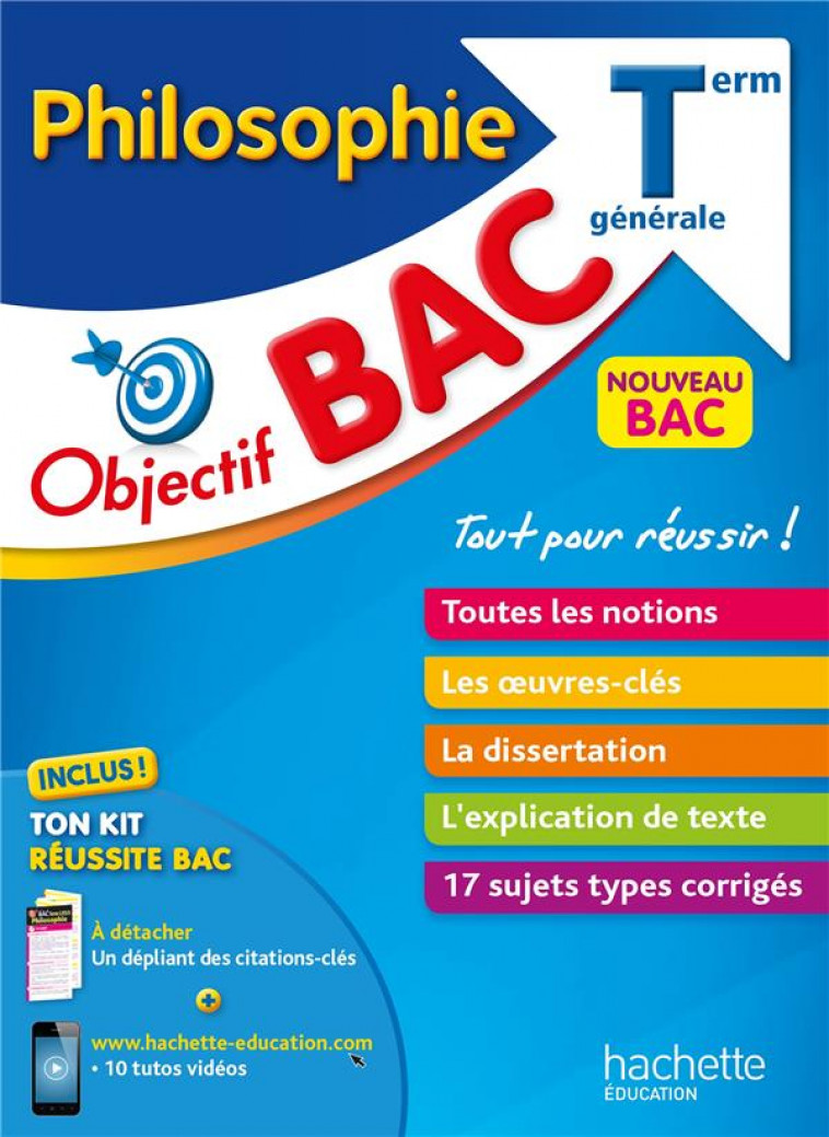 OBJECTIF BAC - PHILOSOPHIE - TERMINALE - CHAMAMA/CAMPOS - HACHETTE