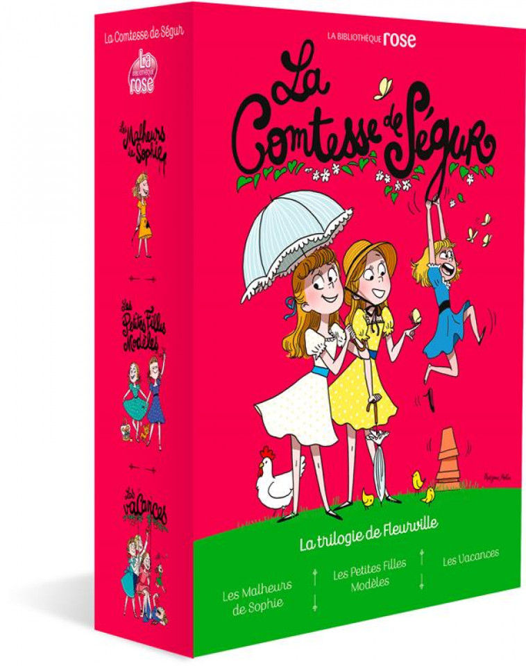 LA COMTESSE DE SEGUR - COFFRET COMTESSE DE SEGUR - LA TRILOGIE DE FLEURVILLE - SEGUR - HACHETTE