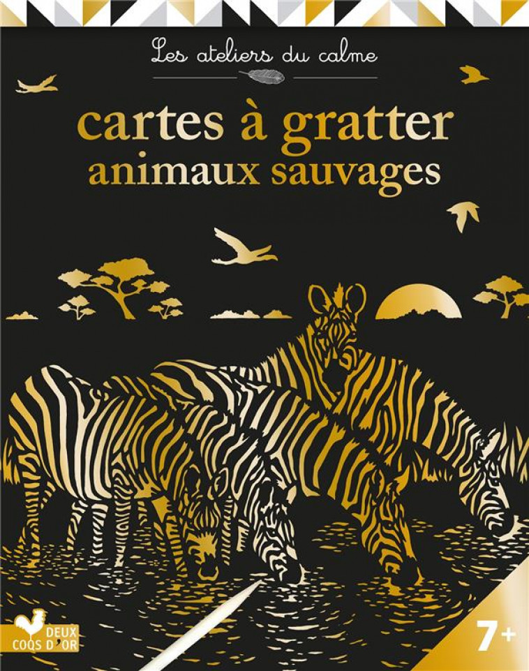 CARTES A GRATTER ANIMAUX SAUVAGES - POCHETTE AVEC ACCESSOIRES - GUILLOPPE ANTOINE - NC