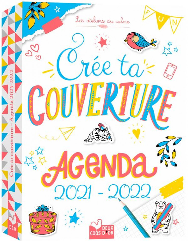 CREE TA COUVERTURE - AGENDA 2021/2022 - LILI LA BALEINE - NC