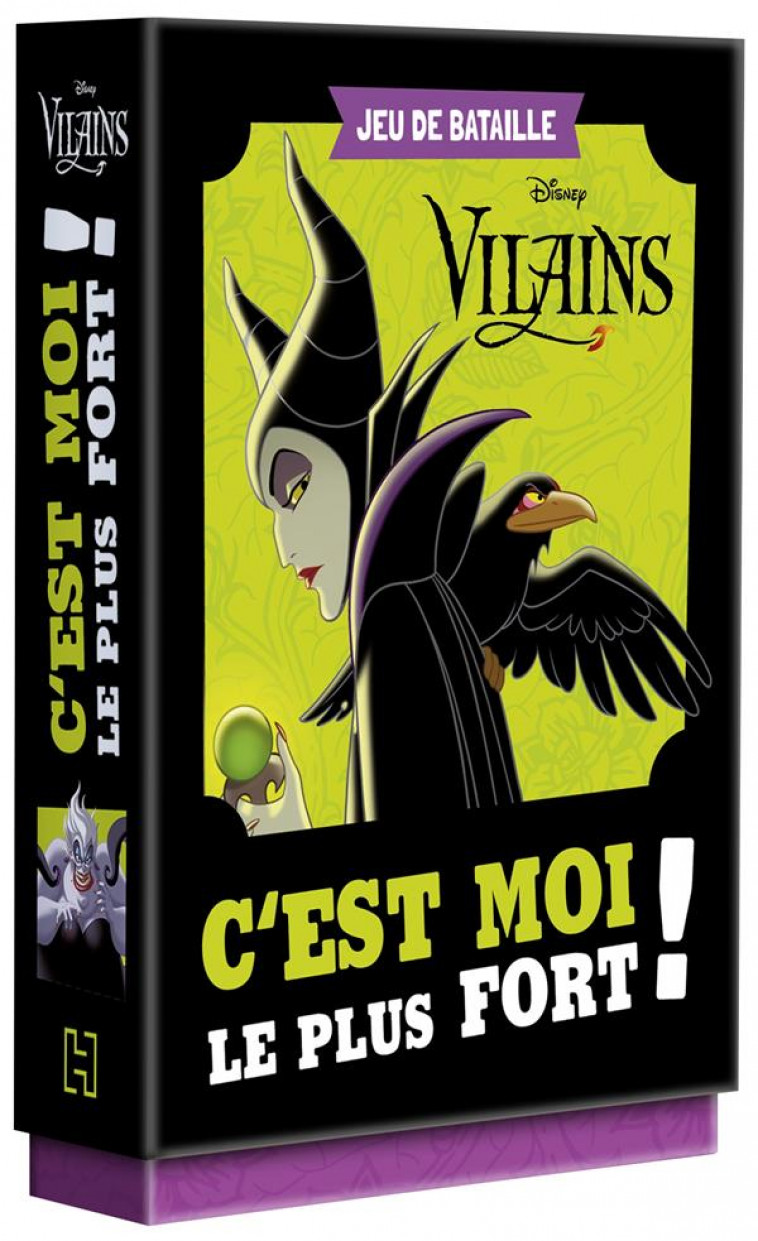 DISNEY VILAINS - JEU DE CARTES - C-EST MOI LE PLUS FORT ! - BATAILLE - COLLECTIF - NC