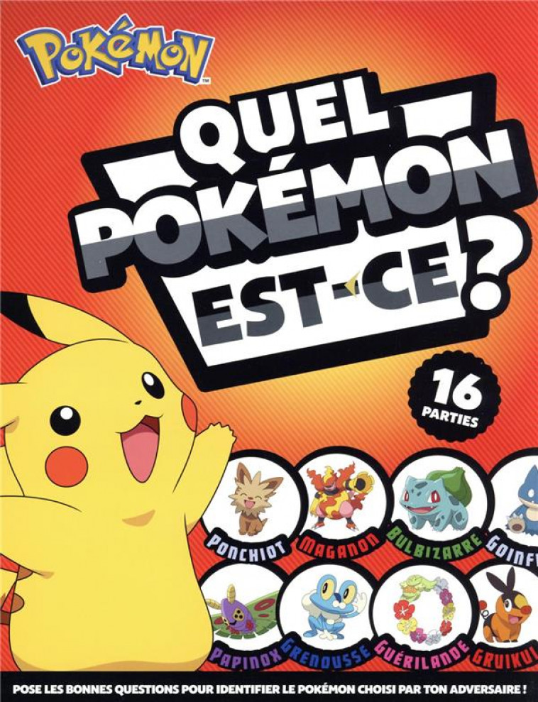 POKEMON QUEL POKEMON EST-CE ? - XXX - HACHETTE