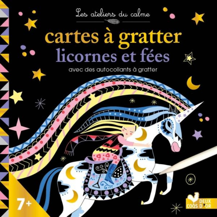 MINI CARTES A GRATTER LICORNES ET FEES - COLLECTIF - NC