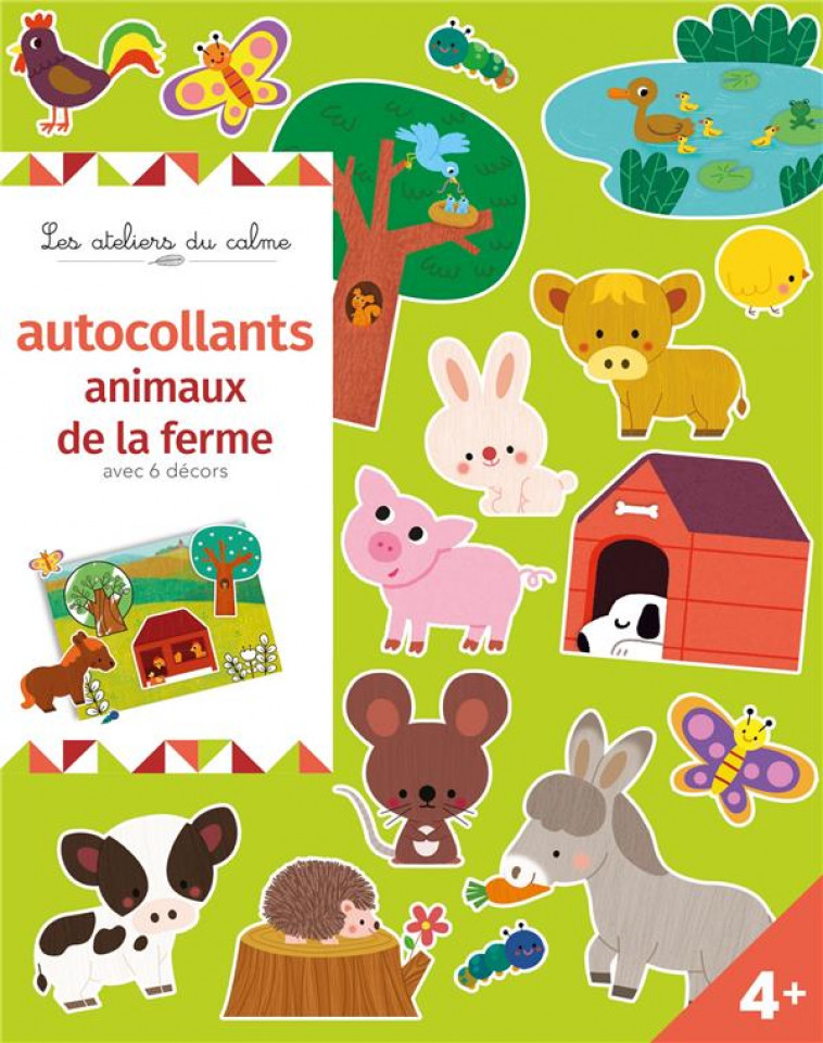 AUTOCOLLANTS ANIMAUX DE LA FERME - AVEC 6 DECORS - SEJUNG/ALLIROL - NC