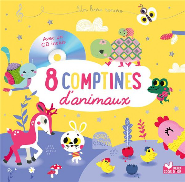 8 COMPTINES D-ANIMAUX - AVEC UN CD INCLUS - COLLECTIF - HACHETTE