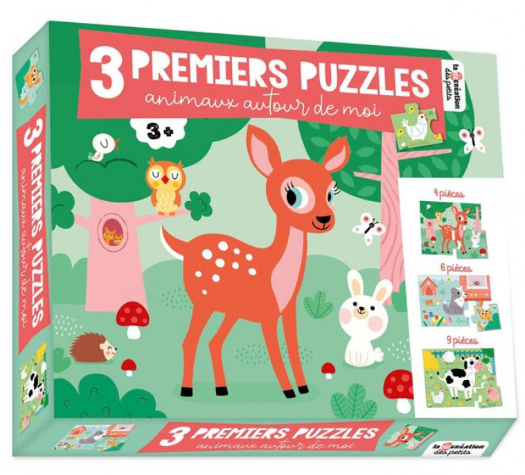 3 PREMIERS PUZZLES - ANIMAUX AUTOUR DE MOI - STARON BERENGERE - NC