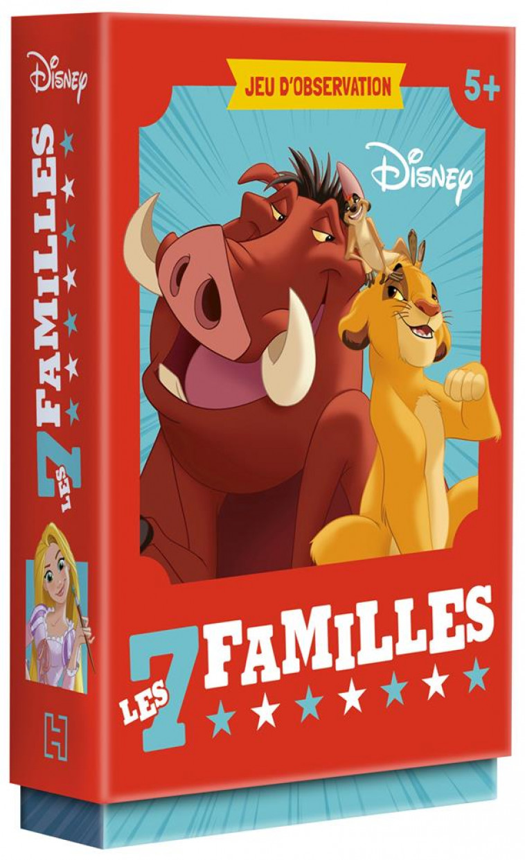 DISNEY CLASSIQUES - JEU DE CARTES - 7 FAMILLES - COLLECTIF - NC