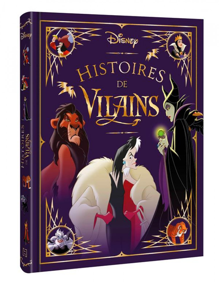 DISNEY - LES CHEFS-D-OEUVRE - HISTOIRES DE VILAINS - COLLECTIF - HACHETTE