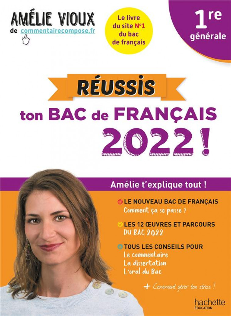 REUSSIS TON BAC DE FRANCAIS 2022 AVEC AMELIE VIOUX - VIOUX AMELIE - HACHETTE