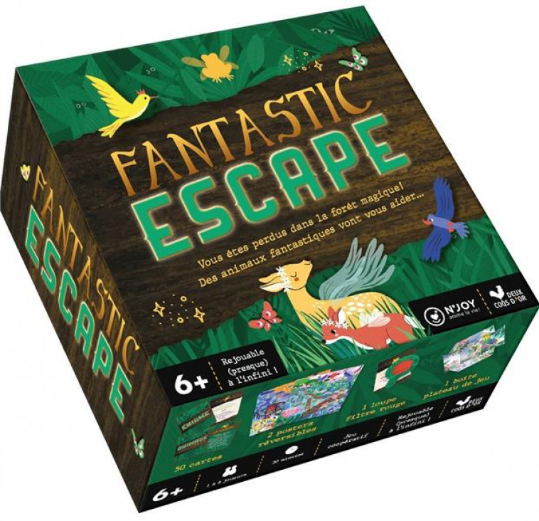 FANTASTIC ESCAPE - BOITE AVEC CARTES ET ACCESSOIRES - N-JOY - NC