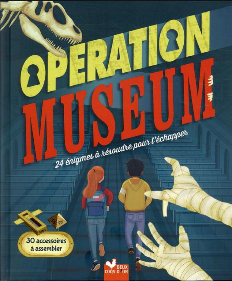 OPERATION MUSEUM - LIVRE AVEC ACCESSOIRES PAPIER - CASTRO/MOORE - HACHETTE