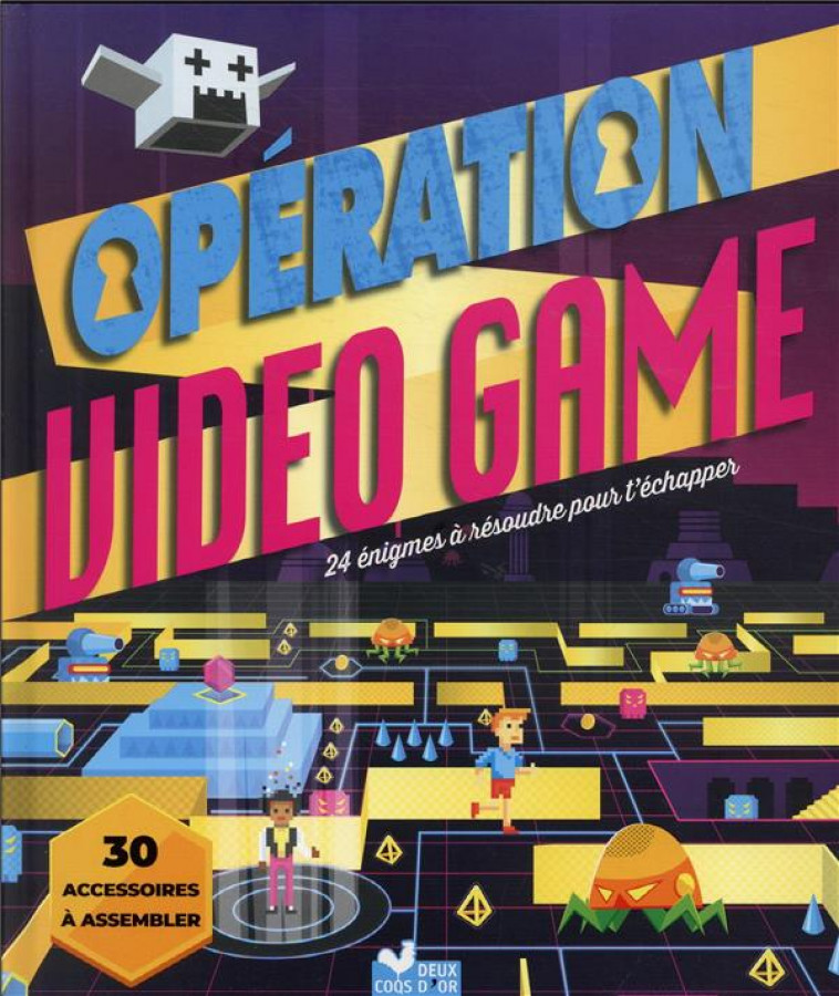 OPERATION VIDEO GAME - LIVRE AVEC ACCESSOIRES PAPIER - MOORE/CASTRO - HACHETTE