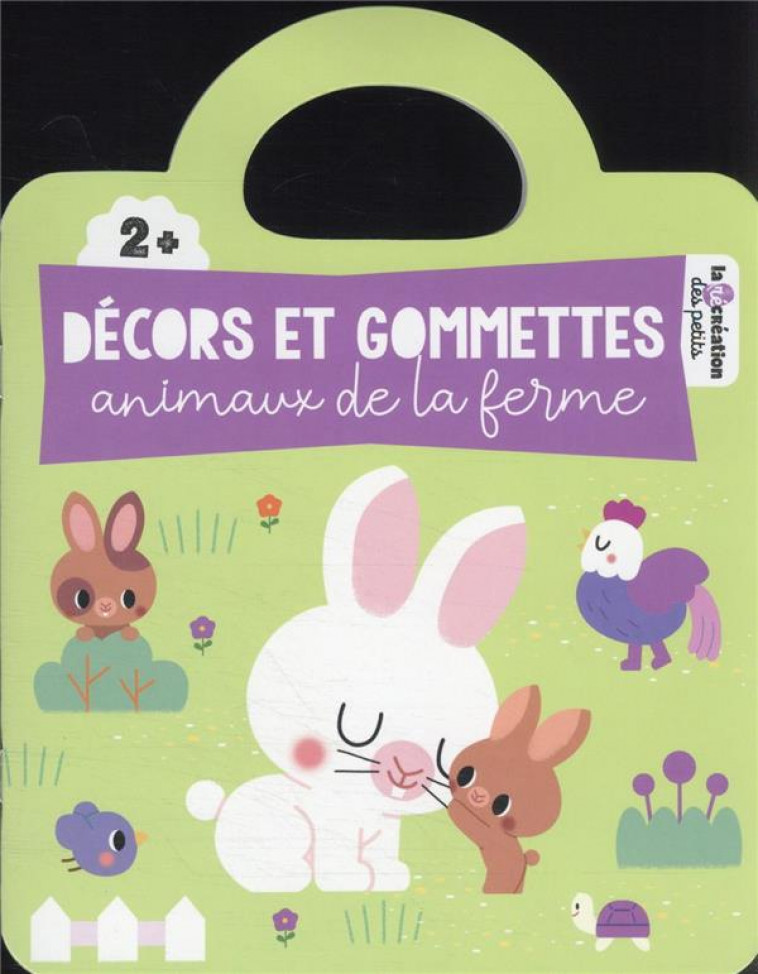 DECORS ET GOMMETTES - ANIMAUX DE LA FERME - SEJUNG KIM - HACHETTE