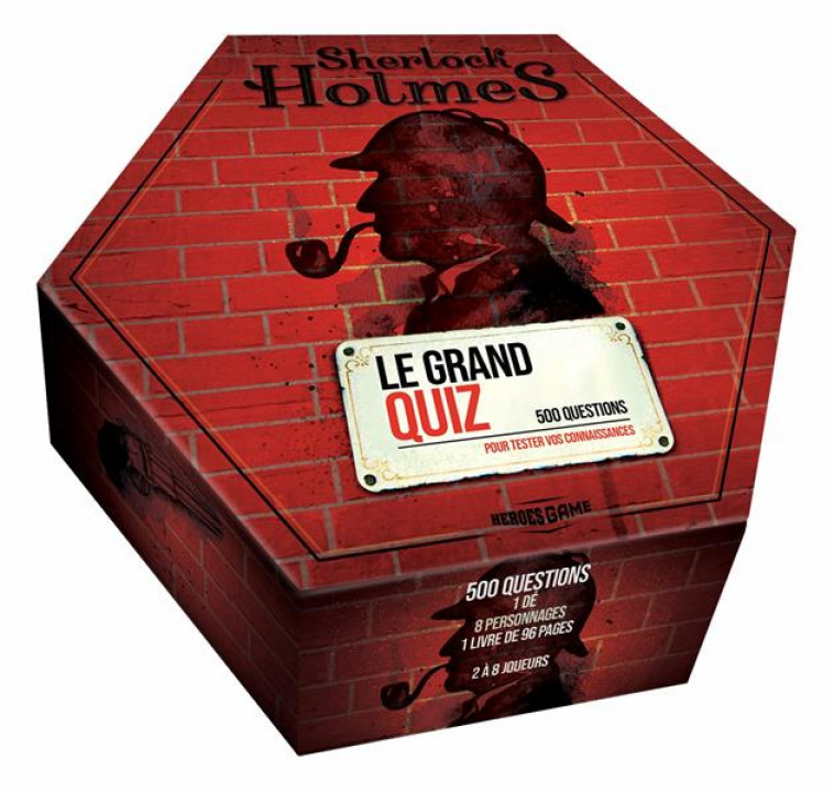 BOITE LE GRAND QUIZ SHERLOCK HOLMES - 500 QUESTIONS POUR TESTER VOS CONNAISSANCES - HENOCQ DANIEL - NC