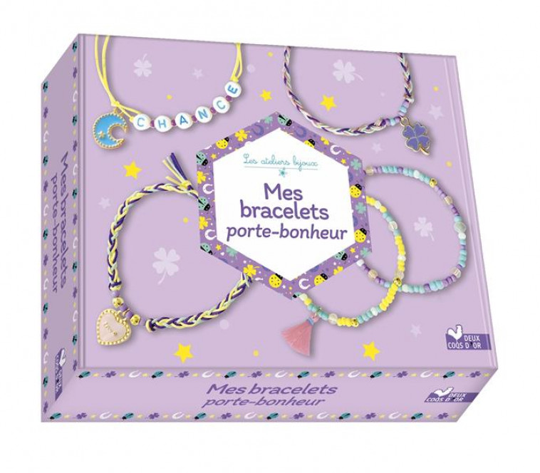 MES BRACELETS PORTE-BONHEUR - COFFRET AVEC ACCESSOIRES - LUPIN MADEMOISELLE - HACHETTE