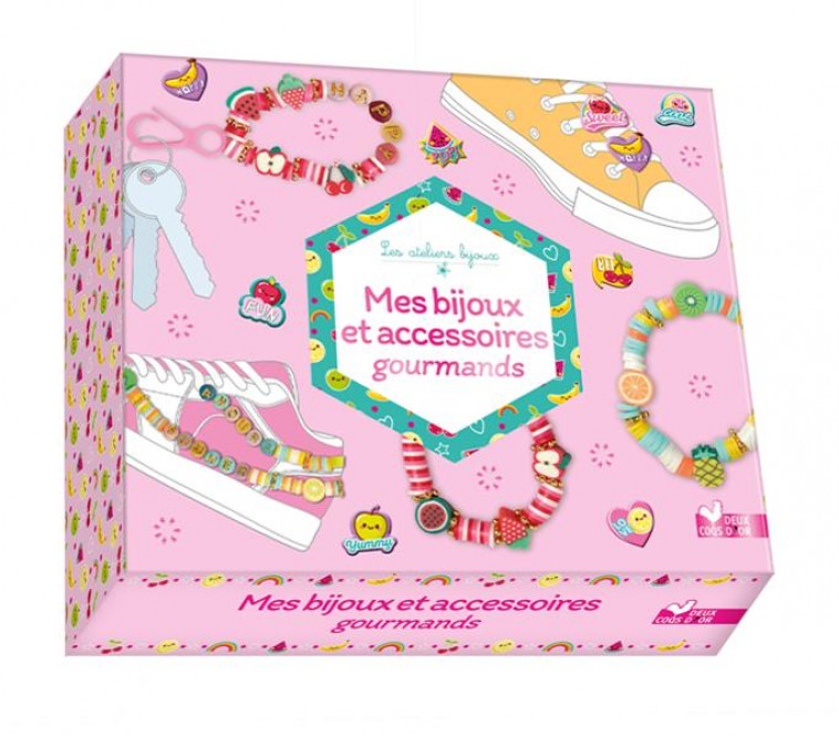 MES BIJOUX ET ACCESSOIRES GOURMANDS - COFFRET AVEC ACCESSOIRES - LAZERGES LAETITIA - HACHETTE