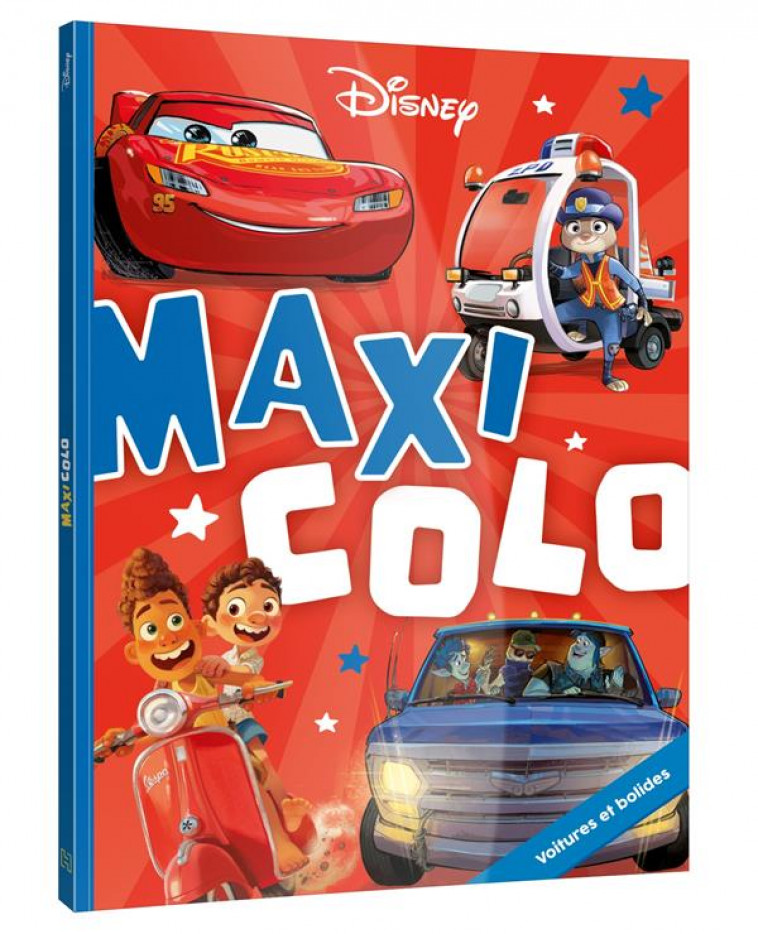 CARS - MAXI COLO - VOITURES - DISNEY PIXAR - COLLECTIF - HACHETTE