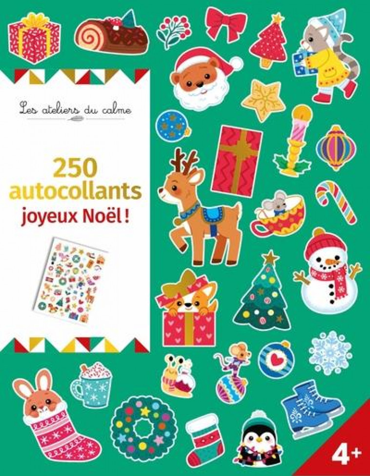 250 AUTOCOLLANTS JOYEUX NOEL ! - FABRE LEA - NC