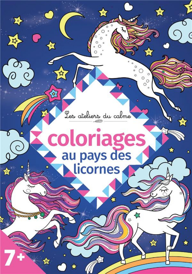 COLORIAGES AU PAYS DES LICORNES - NOTAERT AMANDINE - HACHETTE