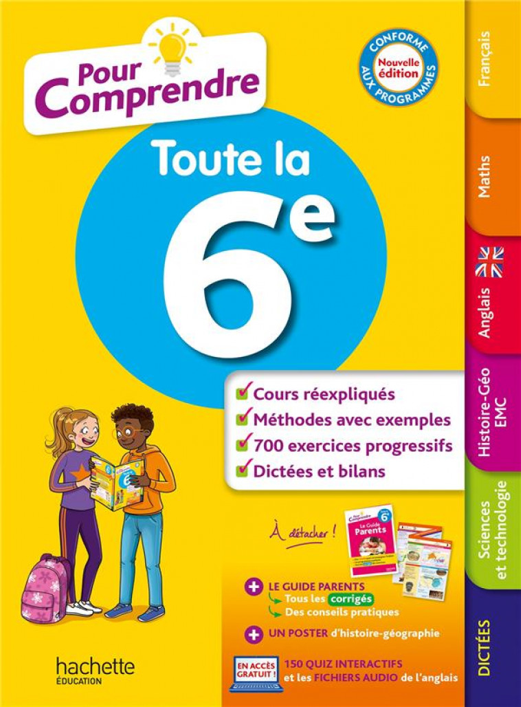 POUR COMPRENDRE TOUTE LA 6E - BLANC/MICHOUX/LISLE - HACHETTE