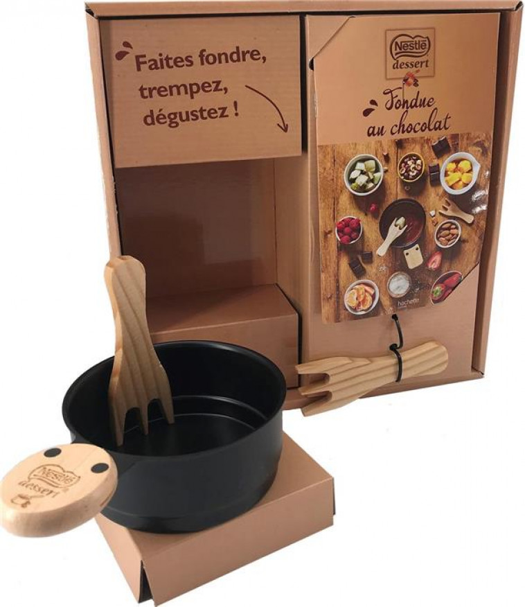 COFFRET FONDUE AU CHOCOLAT NESTLE - DESGAGES AURELIE - HACHETTE